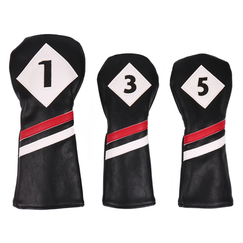 Full Set Golf Wood Clubs Head Cover Advanced PU Leather Embroidery Golf Head Cover For Driver, Customized
Full Set Golf Wood Clubs Head Cover Advanced PU Leather Embroidery Golf Head Cover For Driver, Customized