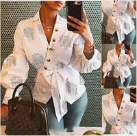 Trending 2020 Fashion Women's Tops Long Sleeve V-neck Lantern Sleeve Button Print ladies%27+blouses+Summer Shirt
Trending 2020 Fashion Women's Tops Long Sleeve V-neck Lantern Sleeve Button Print ladies%27+blouses+Summer Shirt