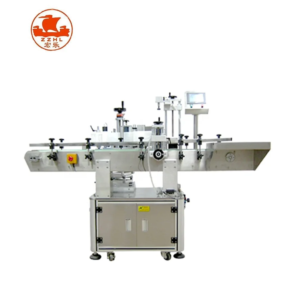 2 Automatic Hand Sanitizer Cosmetic Oil Juice Small Jar Label Printing Round Bottle Flat Jar Filling Labeling Machine manufacture