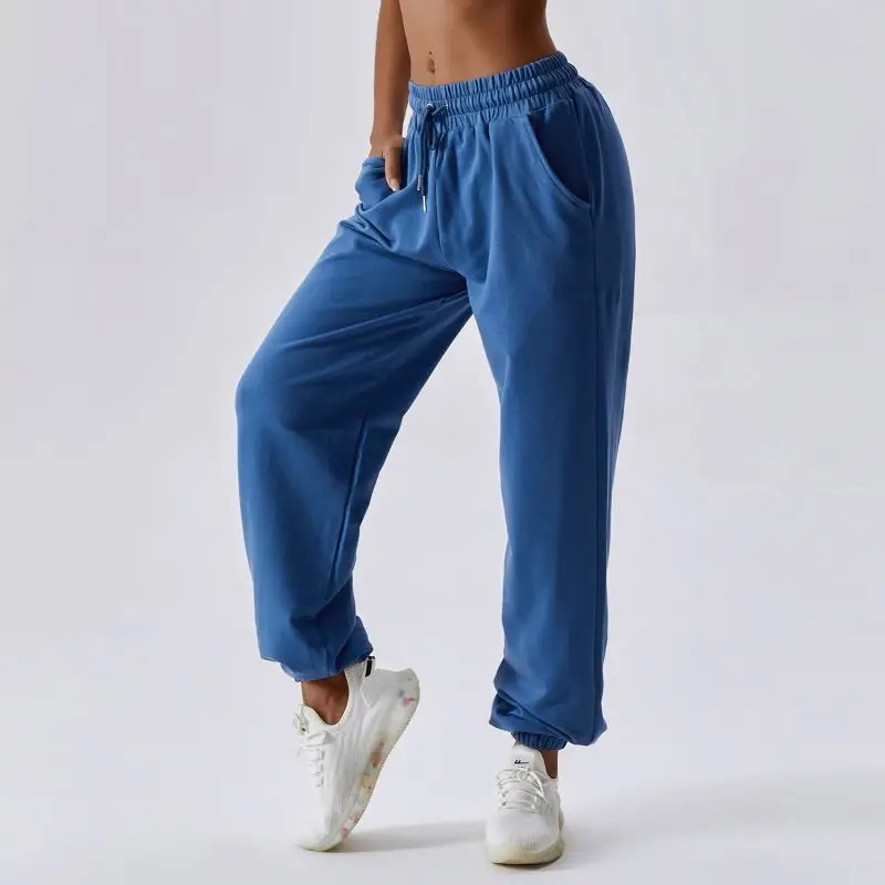 New Style 5 Colors Waist Loose Sports Pants Women's Outdoor Dance Casual Pants Active wear Sweat pants
New Style 5 Colors Waist Loose Sports Pants Women's Outdoor Dance Casual Pants Active wear Sweat pants