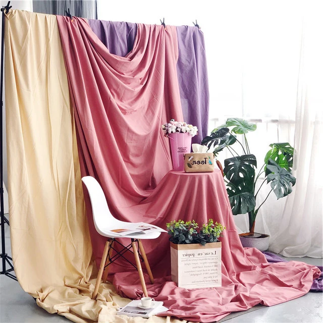 Photography Backdrop Cloth 2.4m Polyester Background Curtain Photo Studio Camera Live Vlog Photo background cloth, Optional
Photography Backdrop Cloth 2.4m Polyester Background Curtain Photo Studio Camera Live Vlog Photo background cloth, Optional
