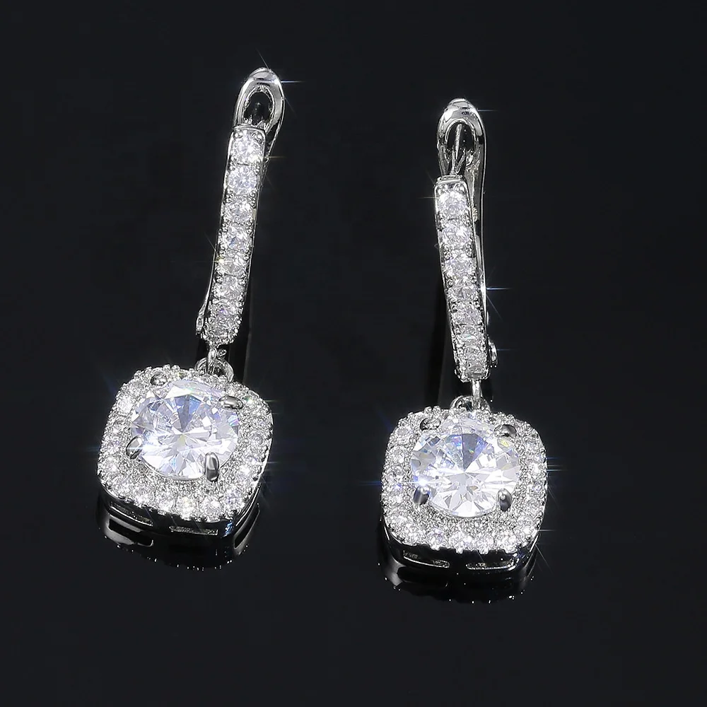 Luxury Fashion Square Cubic Zircon Drop Earrings For Women Trendy Engagement Wedding Jewelry Elegant Female Dangle Earring Gift, Picture shows
Luxury Fashion Square Cubic Zircon Drop Earrings For Women Trendy Engagement Wedding Jewelry Elegant Female Dangle Earring Gift, Picture shows