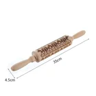 Multi-size wooden rolling pin pressing noodle stick household dumpling skin pressing tool