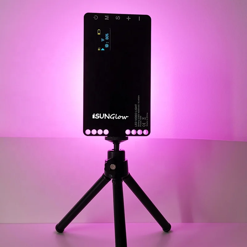 Professional Video Camera Photography RGB Light Mini Pocket Size Handheld RGB Light or Tripod or DSLR Camera Mounting Adapter
Professional Video Camera Photography RGB Light Mini Pocket Size Handheld RGB Light or Tripod or DSLR Camera Mounting Adapter