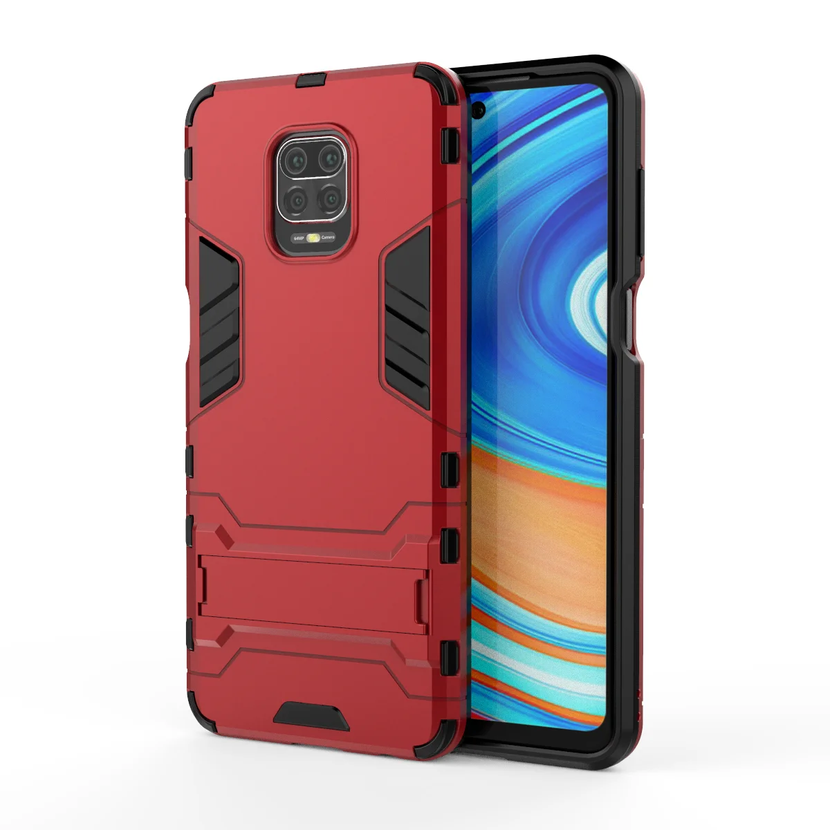 Hot Sale Anti fall PC TPU Kickstand Mobile Phone Case Back Cover For Xiaomi redmi note 9 pro Max
Hot Sale Anti fall PC TPU Kickstand Mobile Phone Case Back Cover For Xiaomi redmi note 9 pro Max