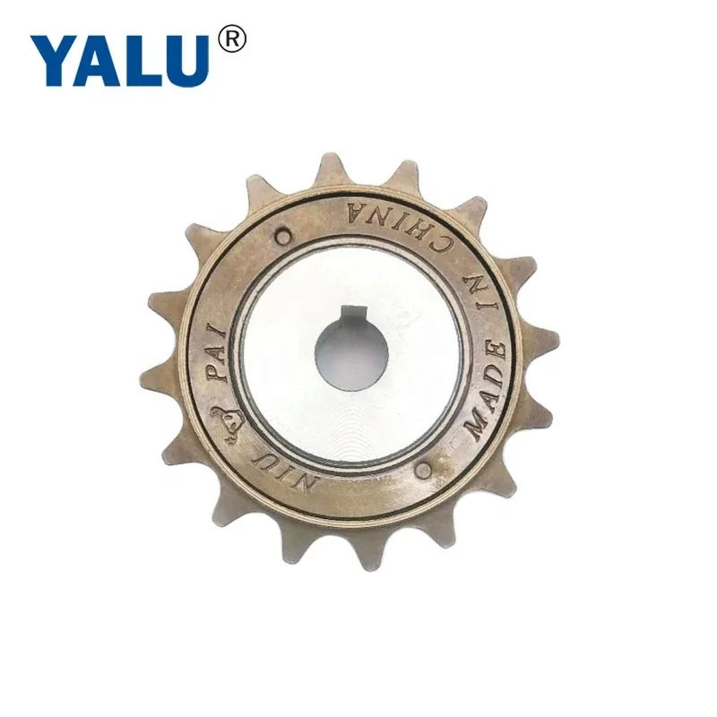 16T Left Drive Freewheel with Freewheel base for 1/2"x"1/8" Chain and #410 Chain of Unit Motor Geared Motor MY1018 and MY1016Z 
16T Left Drive Freewheel with Freewheel base for 1/2"x"1/8" Chain and #410 Chain of Unit Motor Geared Motor MY1018 and MY1016Z