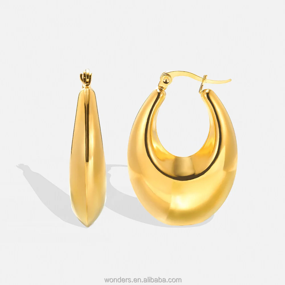 Ins Hot 2023 Stainless Steel Geometric Hoop Earrings Jewelry Chunky Dangle Statement Earrings For Women Girls
Ins Hot 2023 Stainless Steel Geometric Hoop Earrings Jewelry Chunky Dangle Statement Earrings For Women Girls
