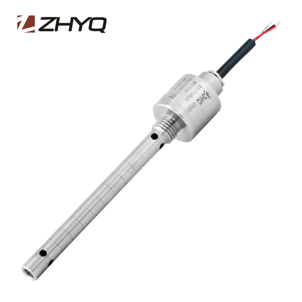 thread or insertion installation stainless steel capacitive in-tank oil fuel water liquid level transmitter