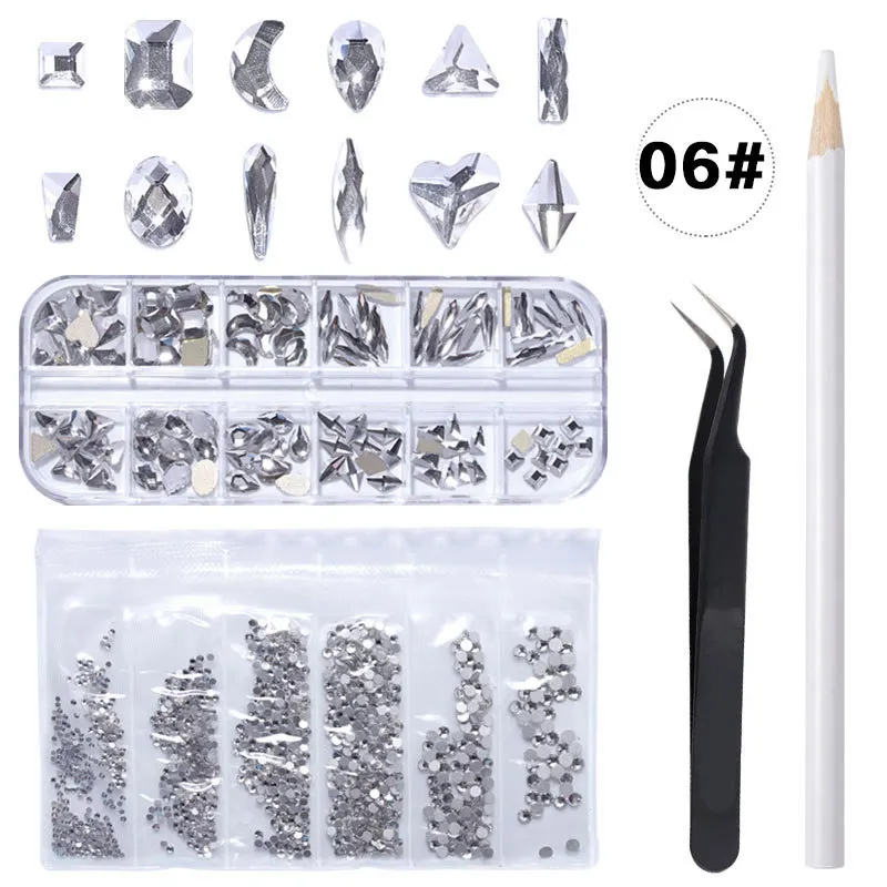 Multi-size Flat Bottom Glass Fancy Shape Nail Rhinestone Decorations Crystal 3d Manicure Nail Art Accessories Acrylic diamond
Multi-size Flat Bottom Glass Fancy Shape Nail Rhinestone Decorations Crystal 3d Manicure Nail Art Accessories Acrylic diamond