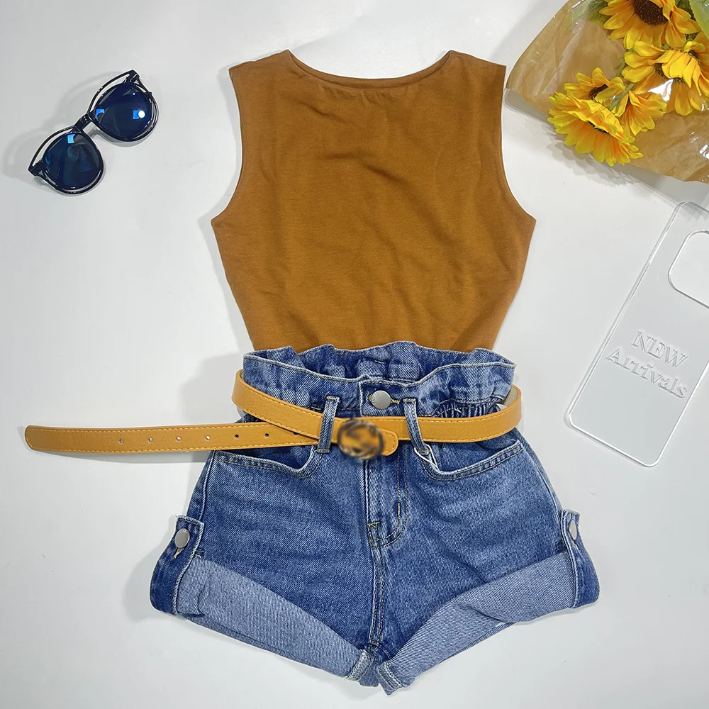 Korean Fashion Jeans Girls Shorts Sets With Belt 2022 Summer New Arrivals Clothes Kids High Waist Girls Denim Shorts
Korean Fashion Jeans Girls Shorts Sets With Belt 2022 Summer New Arrivals Clothes Kids High Waist Girls Denim Shorts