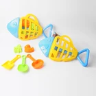 Toy Products Summer Outdoor Playing Fish Shape Sand Toy Set Beach Products For Children