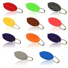 Custom Oval Rubber Coin Holder Squeeze Coin Pouch With Keychain