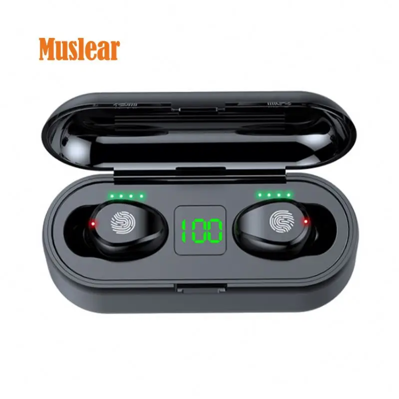 Factory direct sale F9 Waterproof Noise Cancelling Headset Earbuds Tws 5.0Headphone Wireless Earphone, Black/white/red/jewelry blue
Factory direct sale F9 Waterproof Noise Cancelling Headset Earbuds Tws 5.0Headphone Wireless Earphone, Black/white/red/jewelry blue