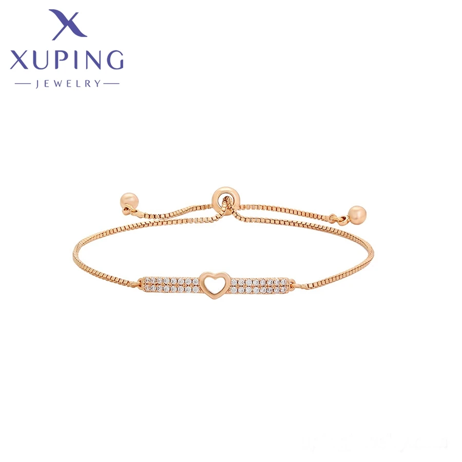 X000602507 xuping jewelry Trendy new heart-shaped creative bracelet 18K gold simple and lovely personality women bracelet
X000602507 xuping jewelry Trendy new heart-shaped creative bracelet 18K gold simple and lovely personality women bracelet