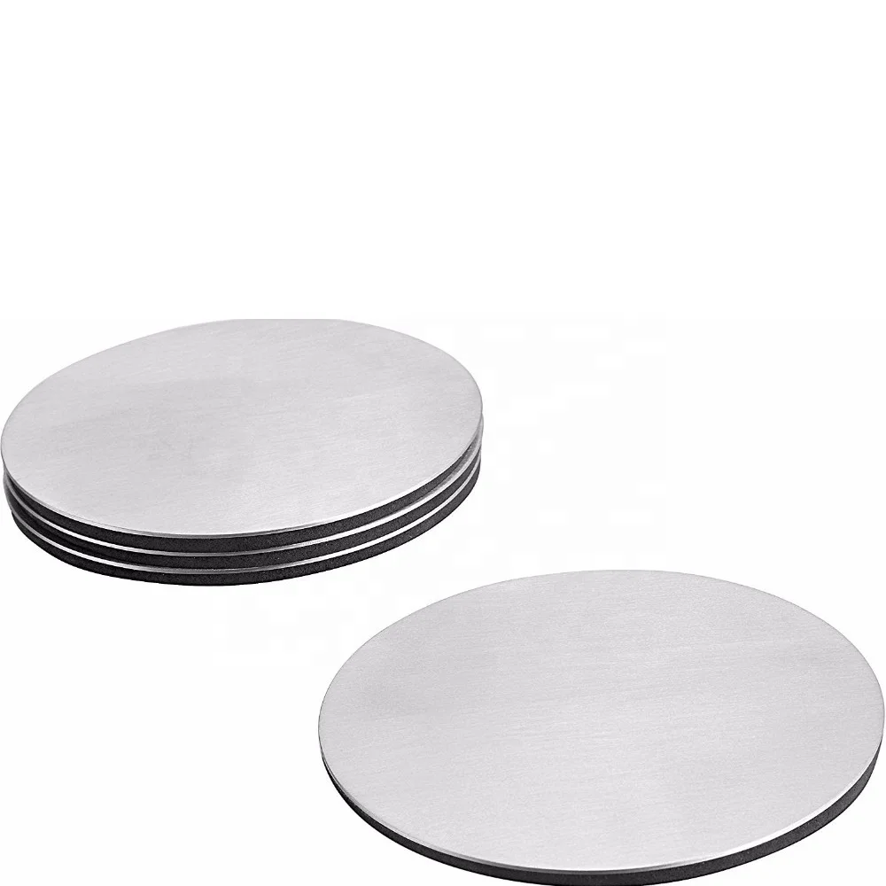 6pcs Metal Drink Coasters Set Coffee Stainless Steel Round Coaster with Holder Bar Accessories, Silver
6pcs Metal Drink Coasters Set Coffee Stainless Steel Round Coaster with Holder Bar Accessories, Silver