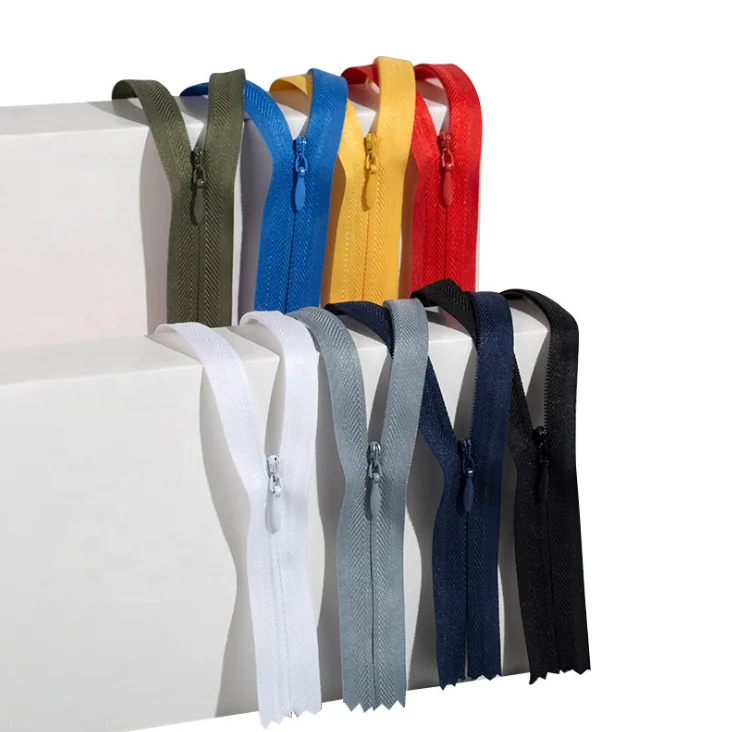 Factory Wholesale Custom Zippers Foot Tape Lace Skirts Bedding Bags Pillowcases Plastic Colorful Nylon Invisble Zipper
Factory Wholesale Custom Zippers Foot Tape Lace Skirts Bedding Bags Pillowcases Plastic Colorful Nylon Invisble Zipper
