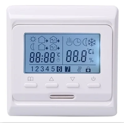 2019 Wholesale Price Temperature Different Radiant Floor Heating Temperature Controller M6 Thermostat 220V, White
2019 Wholesale Price Temperature Different Radiant Floor Heating Temperature Controller M6 Thermostat 220V, White