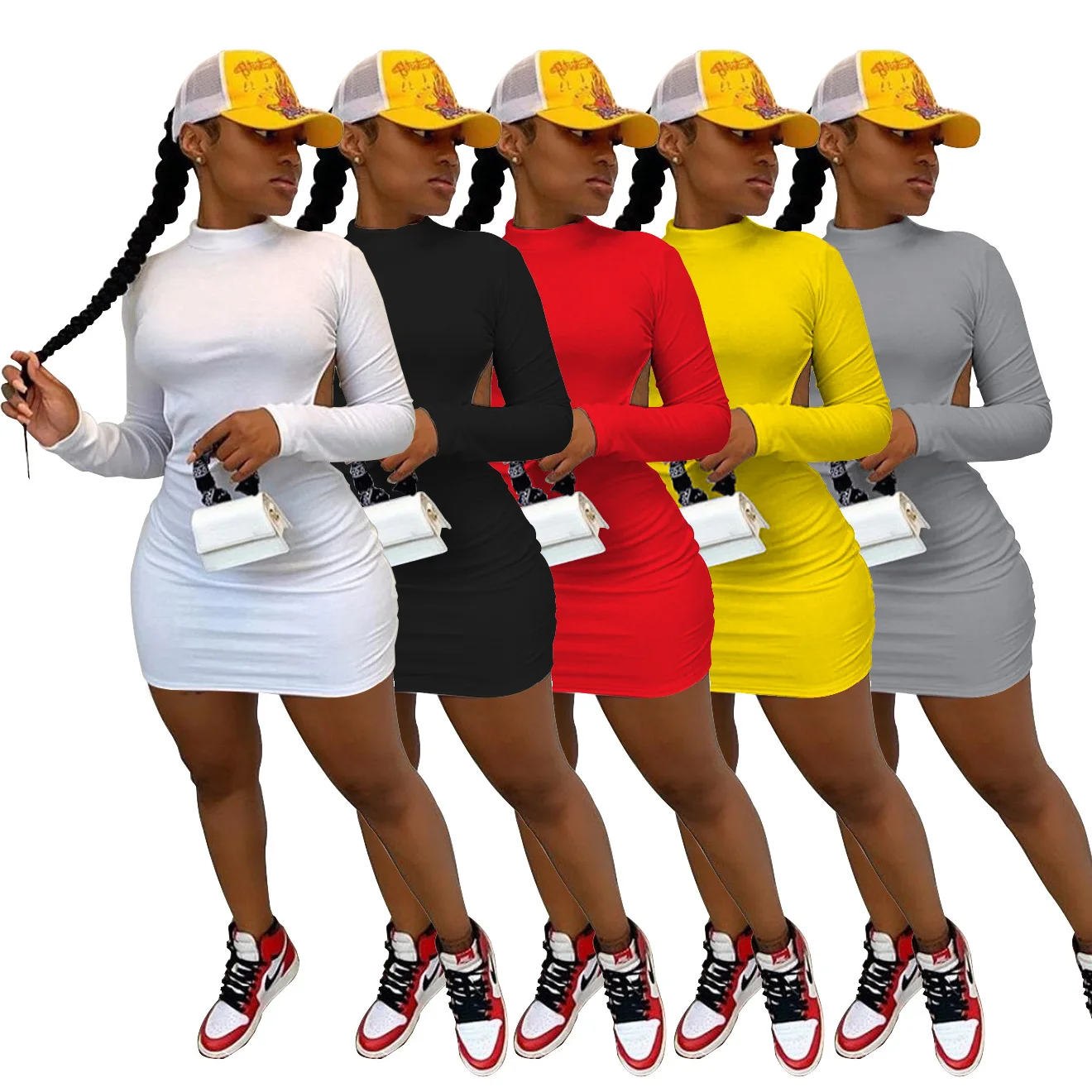 MOQ 1PC Women Hollow Out Lady Elegant Sport wear Dress Women Fall Clothing Plus Size Club Sexy Summer Casual Bodycon Dresses
MOQ 1PC Women Hollow Out Lady Elegant Sport wear Dress Women Fall Clothing Plus Size Club Sexy Summer Casual Bodycon Dresses