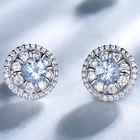 Gold Plated Cubic Zirconia Rose Gold Plated Cubic Zirconia Evil Eye Earring