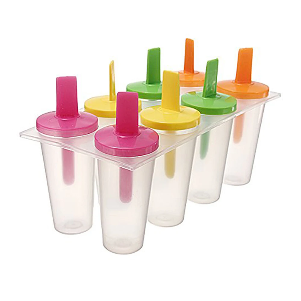 8 Cells DIY Environment friendly Plastic Frozen Ice Cream Ice Stick Moulds Lolly Mold Ice Maker, Colourful
8 Cells DIY Environment friendly Plastic Frozen Ice Cream Ice Stick Moulds Lolly Mold Ice Maker, Colourful