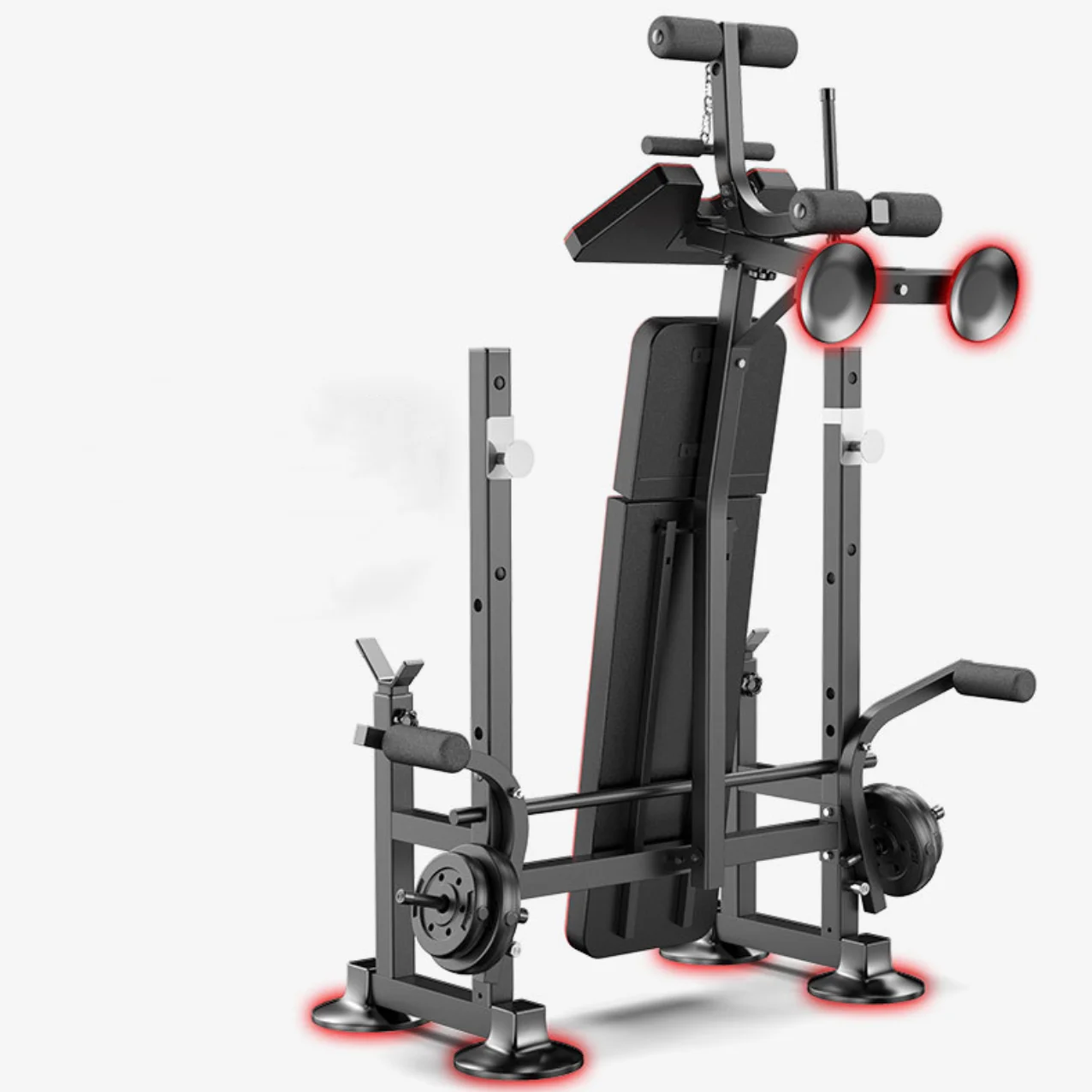 rep fitness regular weight multi gym half rack/dap power fit homcom squat rack fold sport fitness smith power leg press attachme, White
rep fitness regular weight multi gym half rack/dap power fit homcom squat rack fold sport fitness smith power leg press attachme, White