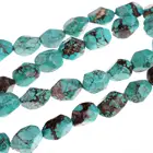 Wholesales natural Turquoise beads, irregular shape natural gemstone beads for necklace