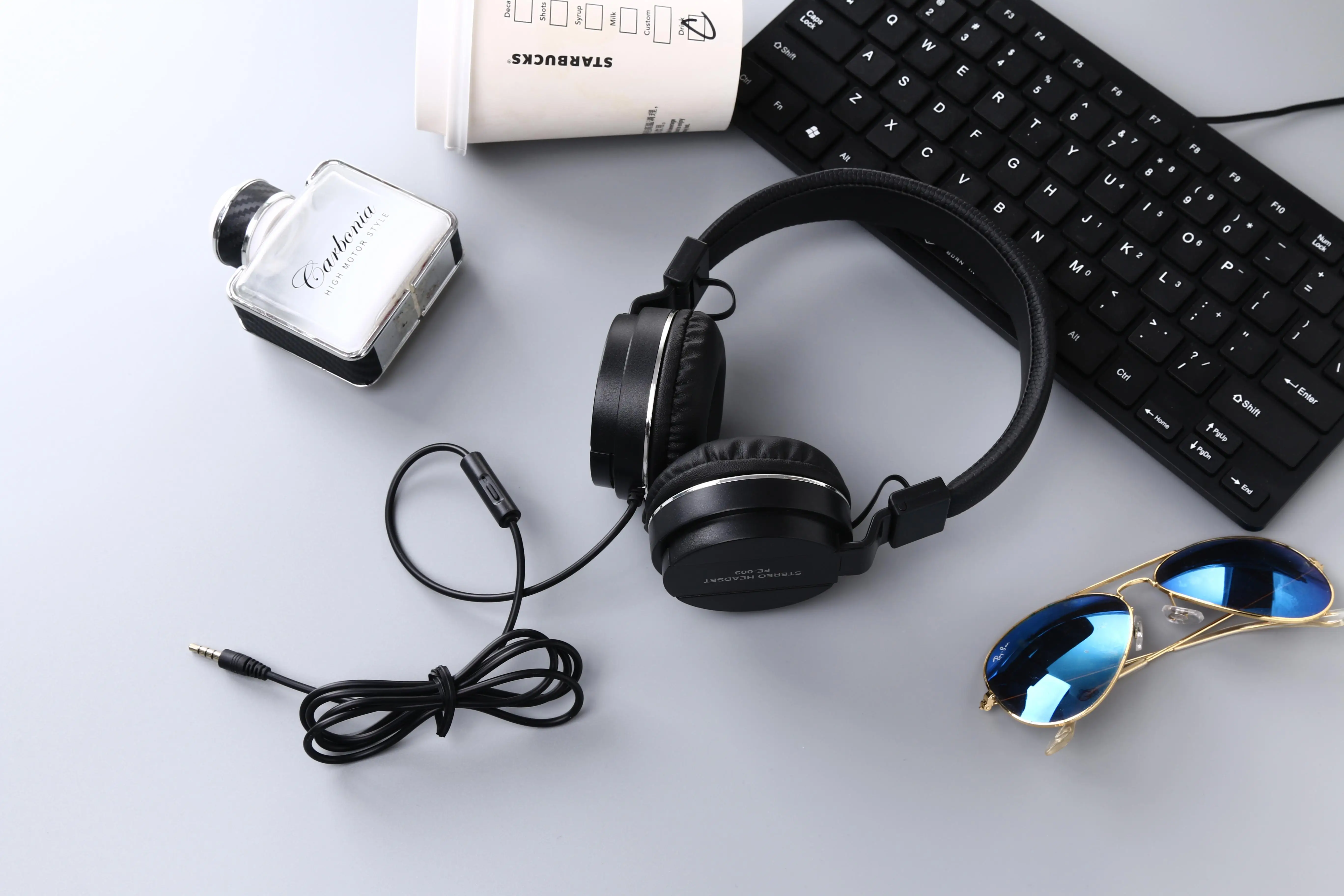 China electronic factory oem headset mobile phone wired stereo headphone - ANKUX.COM