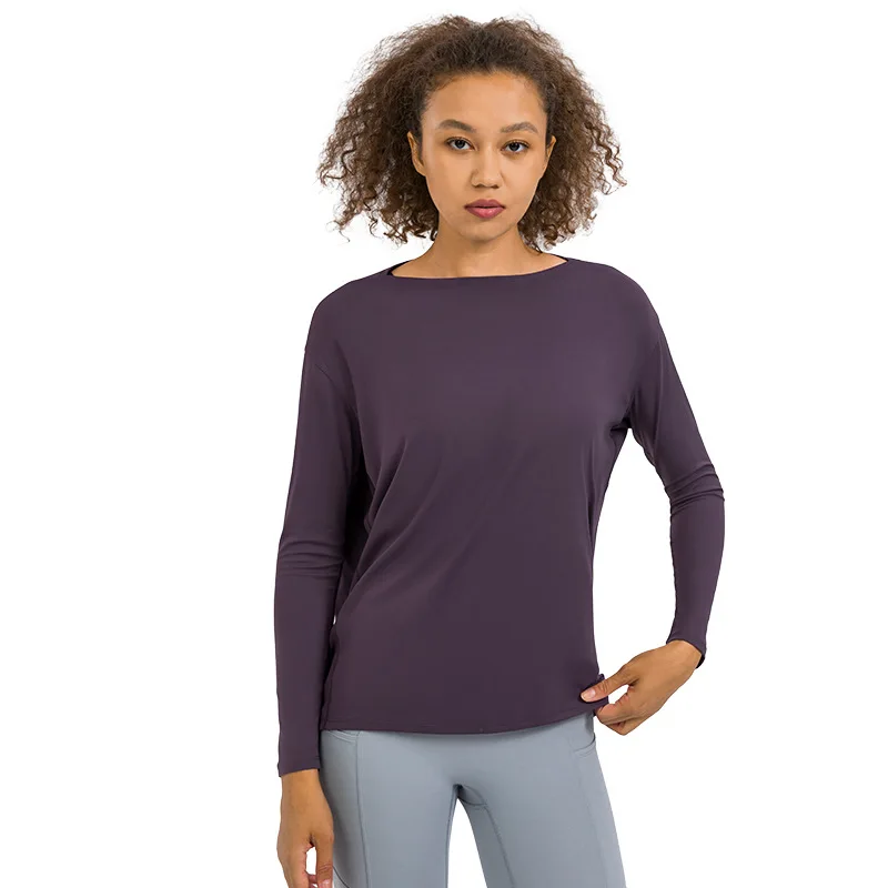 Custom Logo Solid Color Long Sleeve Loose Casual Shirt Ladies Sport Gym Yoga Tops Blouse, Customized colors
Custom Logo Solid Color Long Sleeve Loose Casual Shirt Ladies Sport Gym Yoga Tops Blouse, Customized colors