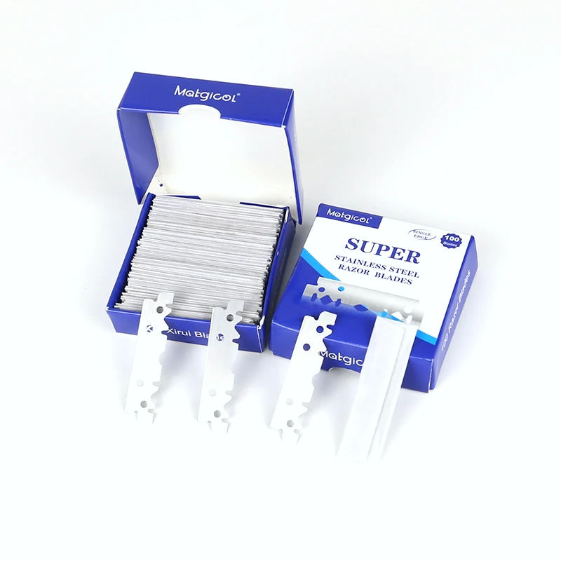 Wholesale high quality Stainless Steel Single Edge Disposable Hair Razor Bblades Barber Shaving Razor Blades
Wholesale high quality Stainless Steel Single Edge Disposable Hair Razor Bblades Barber Shaving Razor Blades