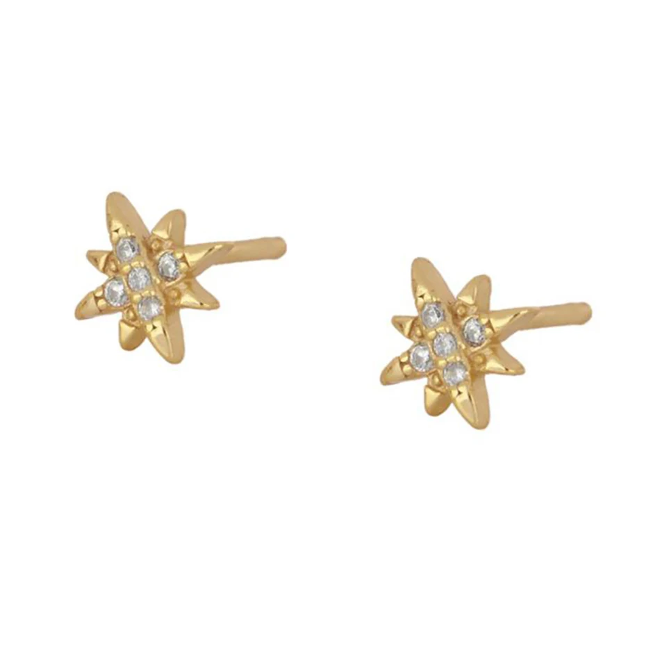 Silver Earrings Jewelry Wholesale 925 Sterling Silver 18k Gold Plated Cubic Zircon Starburst Stud Earrings
Silver Earrings Jewelry Wholesale 925 Sterling Silver 18k Gold Plated Cubic Zircon Starburst Stud Earrings