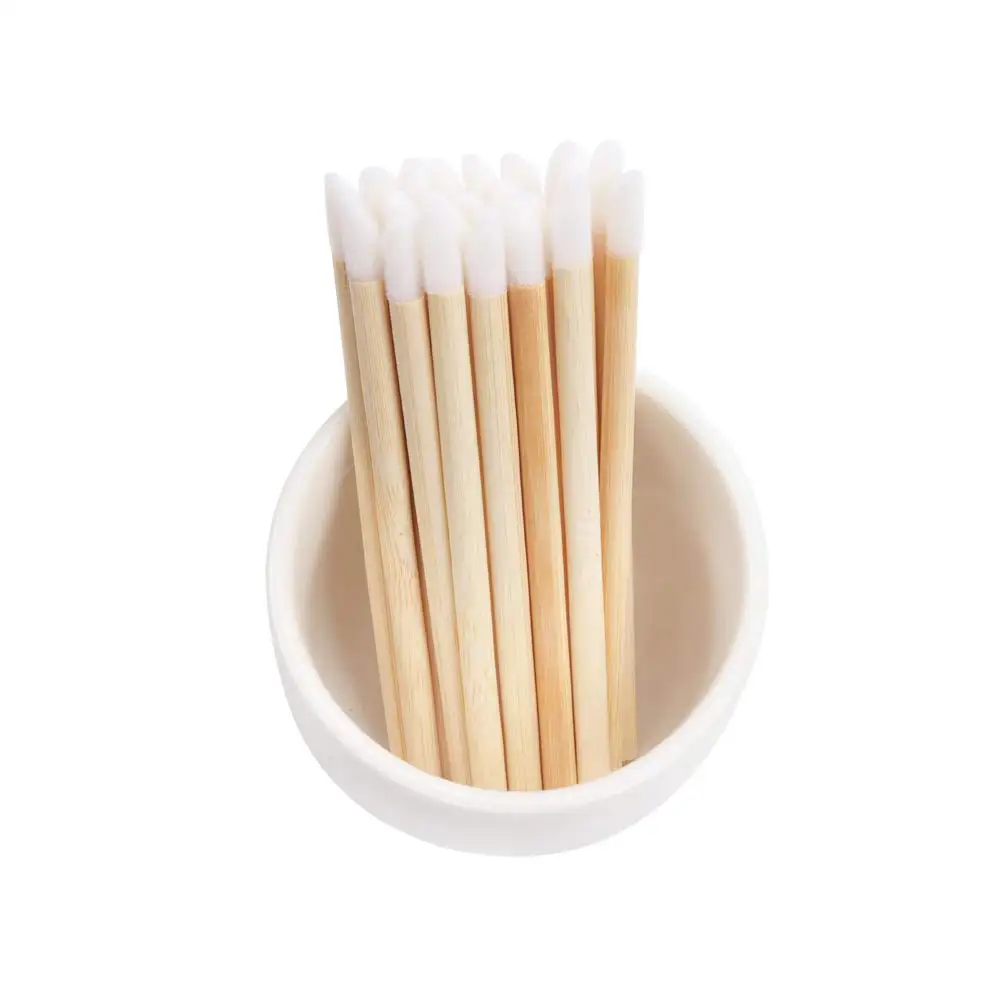 50 pcs/pack Disposable Bamboo Lip Brush Lashes Micro Brushes Applicator tool for Eyelash Extension women Makeup Tools, Wood
50 pcs/pack Disposable Bamboo Lip Brush Lashes Micro Brushes Applicator tool for Eyelash Extension women Makeup Tools, Wood