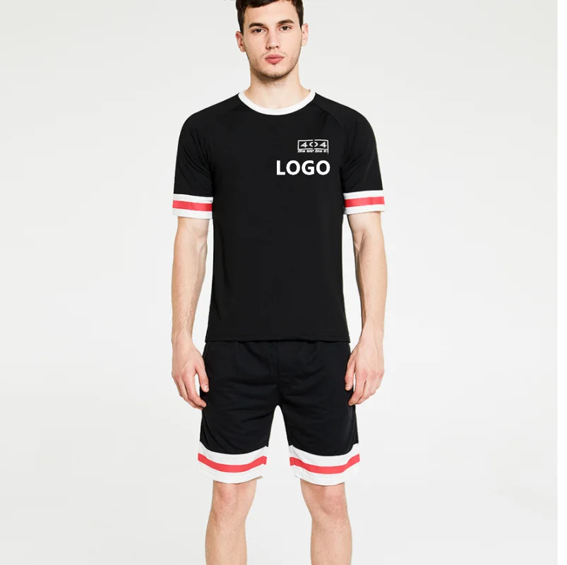 Custom Logo Color Block Crew Neck Striped Casual Short Sleeve Shirts Two Piece Suit Sport Set, As picture
Custom Logo Color Block Crew Neck Striped Casual Short Sleeve Shirts Two Piece Suit Sport Set, As picture