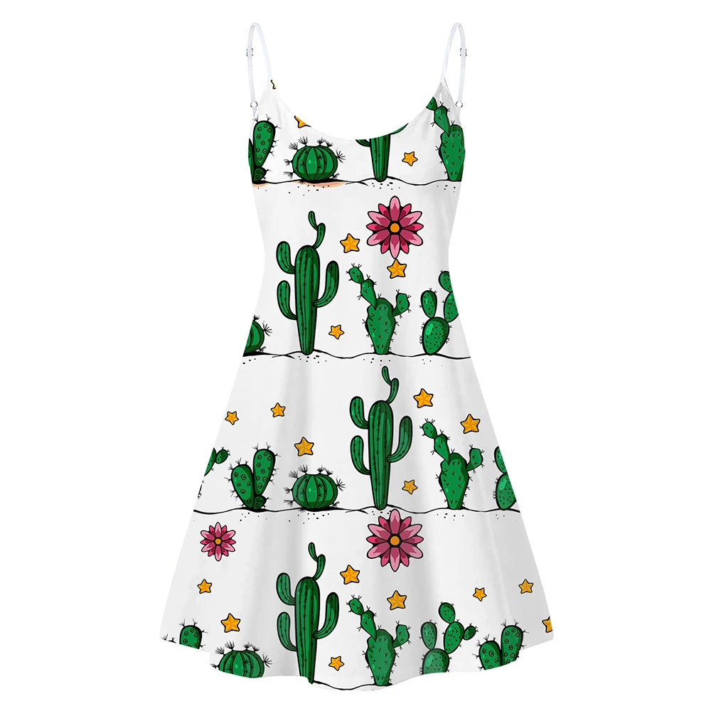 Clothing Vendor Trendy Women Dresses Sexy Custom Clothing Manufacture Print Summer Dress Women's Green Cactus Floral White Dress, Customized color
Clothing Vendor Trendy Women Dresses Sexy Custom Clothing Manufacture Print Summer Dress Women's Green Cactus Floral White Dress, Customized color