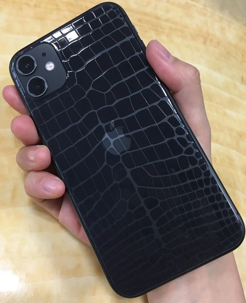 2020 latest soft transparent crocodile skin design TPU back film for iphone 12 film, Clear transparent
2020 latest soft transparent crocodile skin design TPU back film for iphone 12 film, Clear transparent