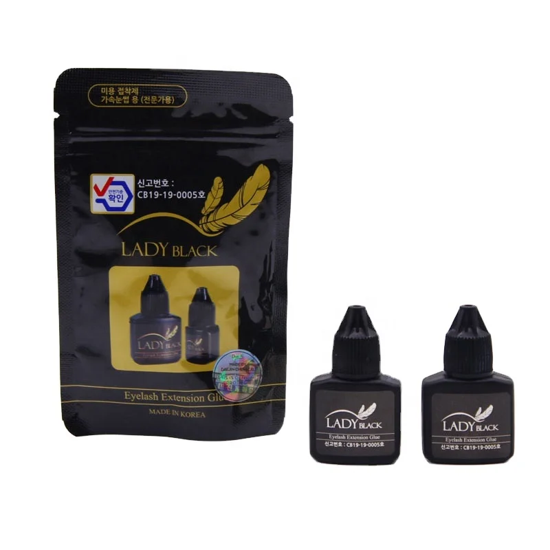 LADY BLACK Wholesale Eyelash Fast Dry Glue Waterproof Lash Lady Glue Korea Eyelash Extensions Fastest Strongest Black Glue
LADY BLACK Wholesale Eyelash Fast Dry Glue Waterproof Lash Lady Glue Korea Eyelash Extensions Fastest Strongest Black Glue