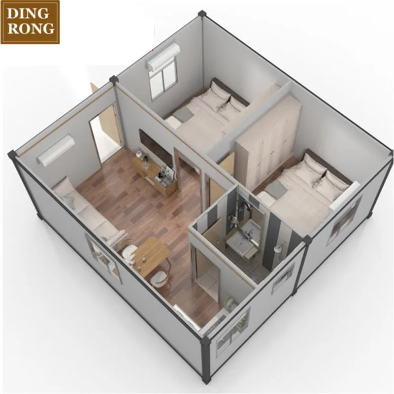 2 Bedroom Prefab Beach Bungalow China Manufacturer View Prefab