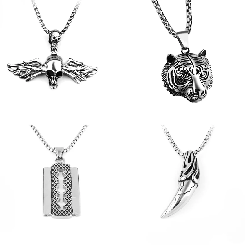 New products listed on the personality fashion handmade stainless steel necklace Rock punk men's party clothing accessories
New products listed on the personality fashion handmade stainless steel necklace Rock punk men's party clothing accessories