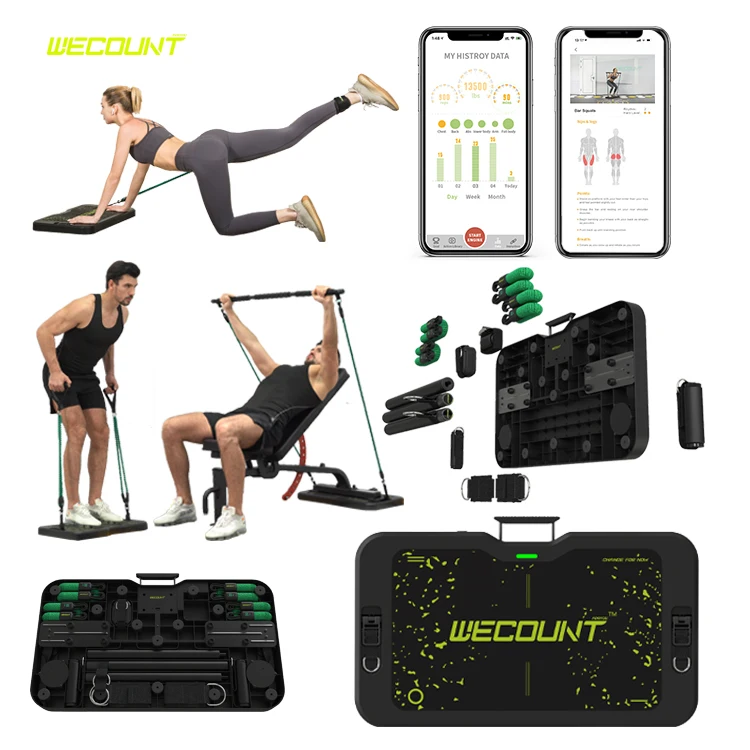 multy gym equipment Strength Training home fitness board with Resistance band bar smart whole body exercise gym fitness sets
multy gym equipment Strength Training home fitness board with Resistance band bar smart whole body exercise gym fitness sets