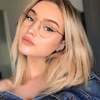 2020 New Designer Woman Glasses Optical Frames Metal Round Glasses Frame Clear lens EyeGlasses Black Silver Gold Eye Glass
2020 New Designer Woman Glasses Optical Frames Metal Round Glasses Frame Clear lens EyeGlasses Black Silver Gold Eye Glass