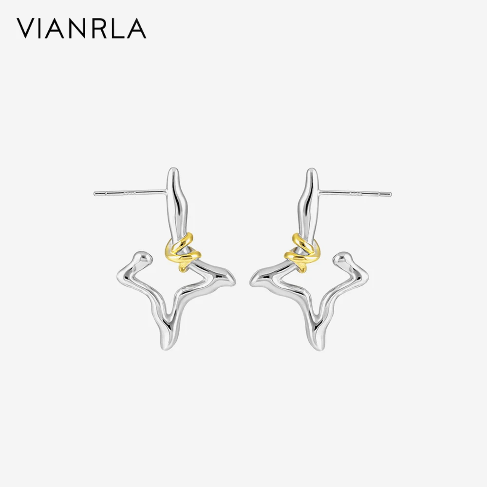 VIANRLA Silver Earring Jewelry Star Earrings Fashion Women's Jewelry Laser Custom Logo
VIANRLA Silver Earring Jewelry Star Earrings Fashion Women's Jewelry Laser Custom Logo