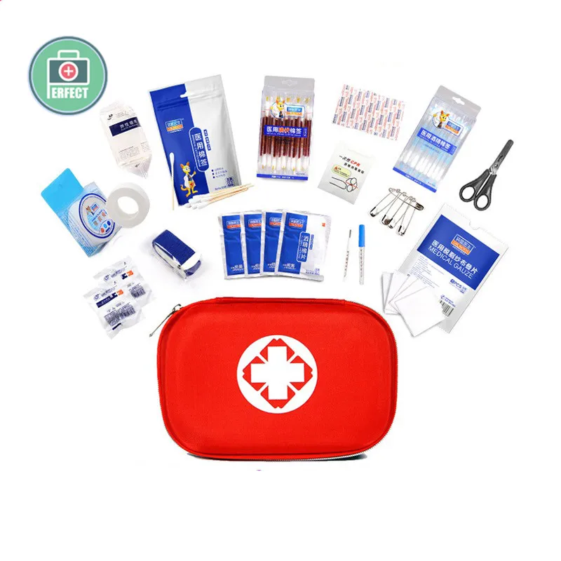 

Custom Outdoor Travel Survival DIY Eva waterproof First aid kit, Black/customizable