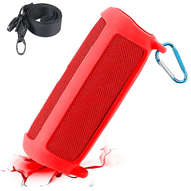 Speaker Case for Flip 5 New Strap Shockproof Silicone Carrying Portable Speaker Case, Red/black/ customs
Speaker Case for Flip 5 New Strap Shockproof Silicone Carrying Portable Speaker Case, Red/black/ customs