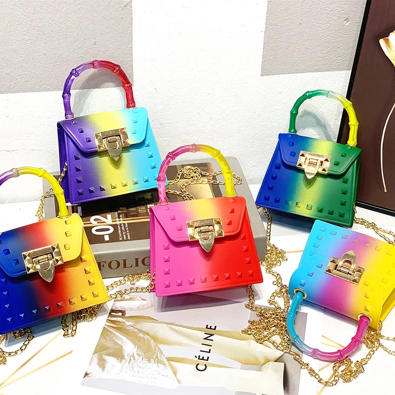 

2021 SAC A Main New Designer Women Mini PVC Bag Messenger Handbags Fashion Summer Shoulder Small Jelly Purse For Girls, Any color is available