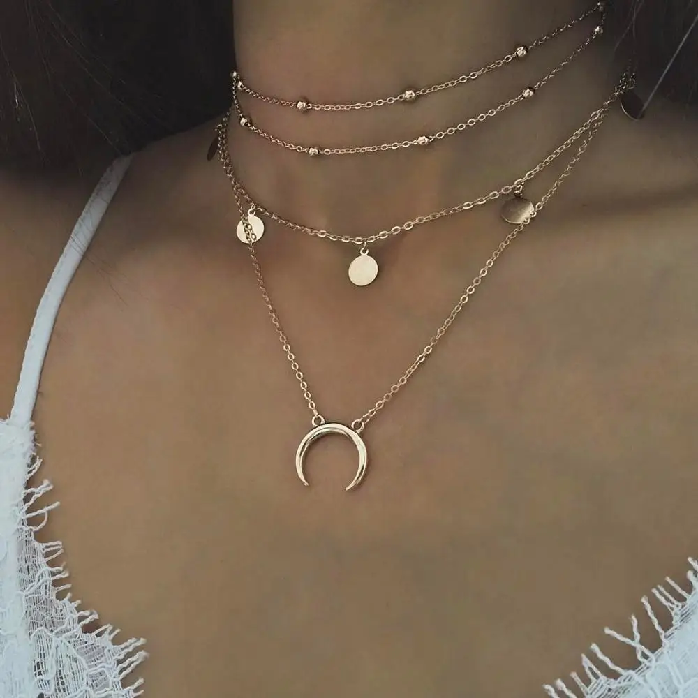 YD Jewelry hotsale women chain necklace with moon charm, Fashion gold moon gold plated necklace For Women wholesale, Picture
YD Jewelry hotsale women chain necklace with moon charm, Fashion gold moon gold plated necklace For Women wholesale, Picture