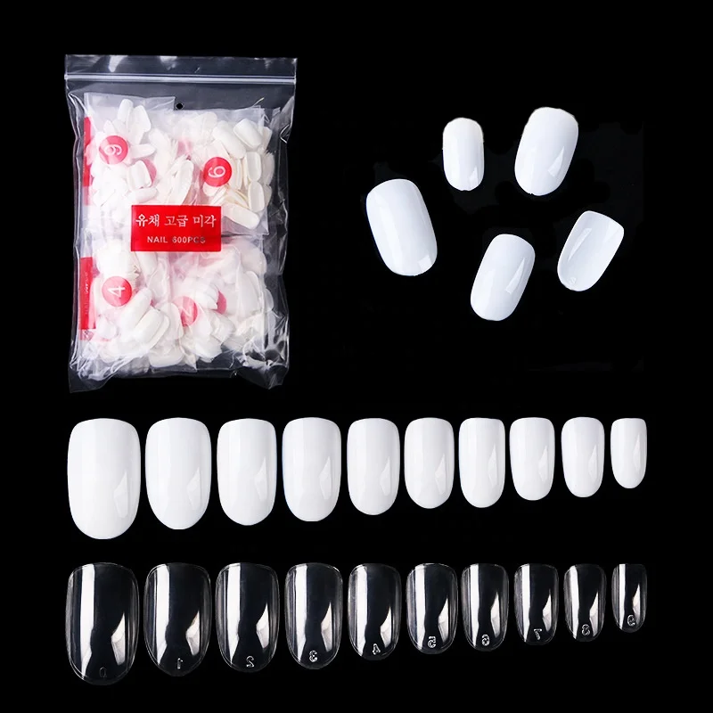 600pcs/bag Nail Tips Short Round Full Cover Nails Natural/white/clear Acrylic French False Nail Art Tips, Picture
600pcs/bag Nail Tips Short Round Full Cover Nails Natural/white/clear Acrylic French False Nail Art Tips, Picture