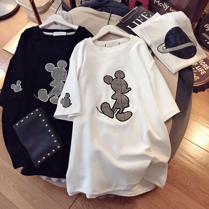 Wholesale Summer Women's T-shirt Fashion O-neck Loose Casual Short Sleeve Ladies T-shirt Girls Popular Design Cartoon T-shirt
Wholesale Summer Women's T-shirt Fashion O-neck Loose Casual Short Sleeve Ladies T-shirt Girls Popular Design Cartoon T-shirt