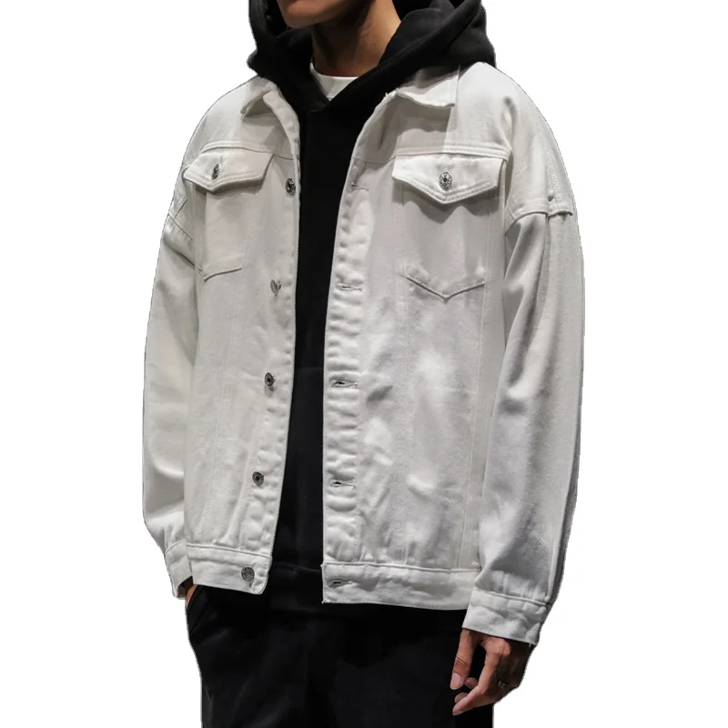 Fashion Men Denim Jacket White Red Black Hip Hop Jackets Plus Size Men Jackets Wholesale
Fashion Men Denim Jacket White Red Black Hip Hop Jackets Plus Size Men Jackets Wholesale