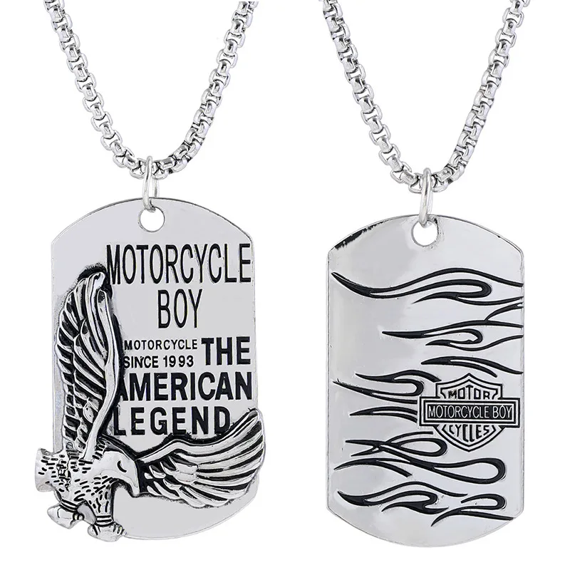 Classic Simple Design Stainless Steel Engravable Eagle Letter Pendant Necklace Men Rock Jewelry Gift
Classic Simple Design Stainless Steel Engravable Eagle Letter Pendant Necklace Men Rock Jewelry Gift