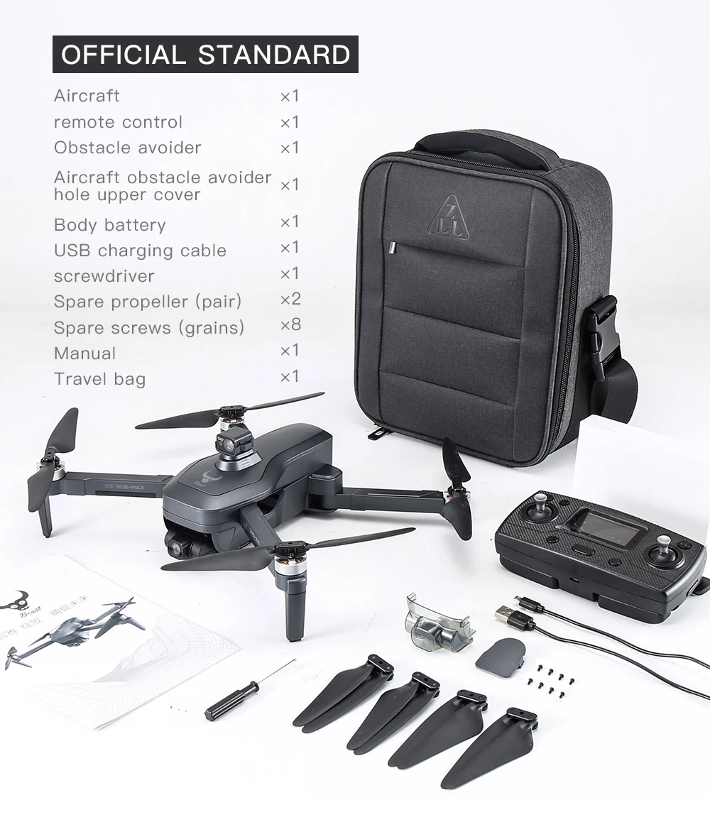 SG906 Pro 2 / SG906 MAX GPS Drone with Wifi FPV 4K Camera Three-axis Gimbal Brushless Motor Professional Quadcopter
SG906 Pro 2 / SG906 MAX GPS Drone with Wifi FPV 4K Camera Three-axis Gimbal Brushless Motor Professional Quadcopter