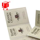 Waterproof wine label bottle labels full color